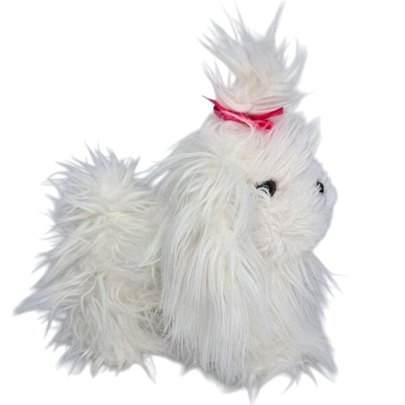 Battat Yorkie Yorkshire Terrier Puppy Dog White Stuffed Animal Plush Toy 9" - Picture 7 of 8